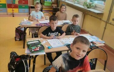 Pierwszaki z SP 3 w Złocieńcu (2)