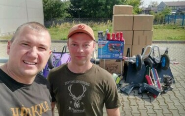 8 Myśliwi Powiatu Drawskiego z pomocą dla powodzian