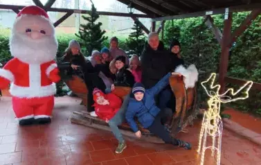 4a w saniach Mikołaja