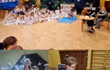Młodzi artyści wczasie wyjątkowych jasełek