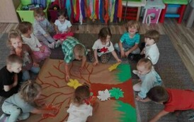 1 Grupa Maluch&oacute;w świętuje sw&oacute;j pierwszy Dzień przedszkolaka