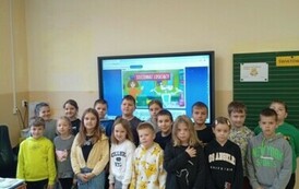 Uczniowie 1-3 na zajęciach Inernet Mocy bez Przemocy 5