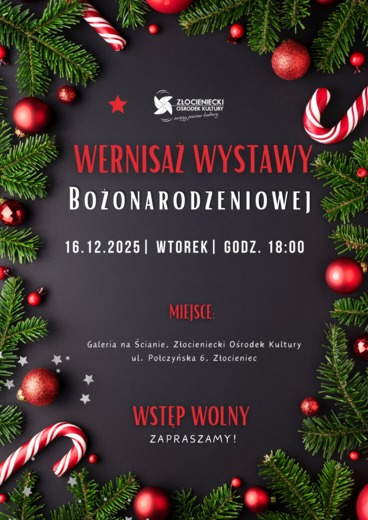 Wernisaż Wystawy Bożonarodzeniowej
