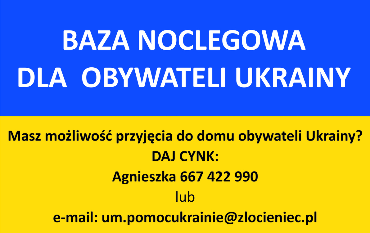 Baza noclegowa dla obywateli Ukrainy