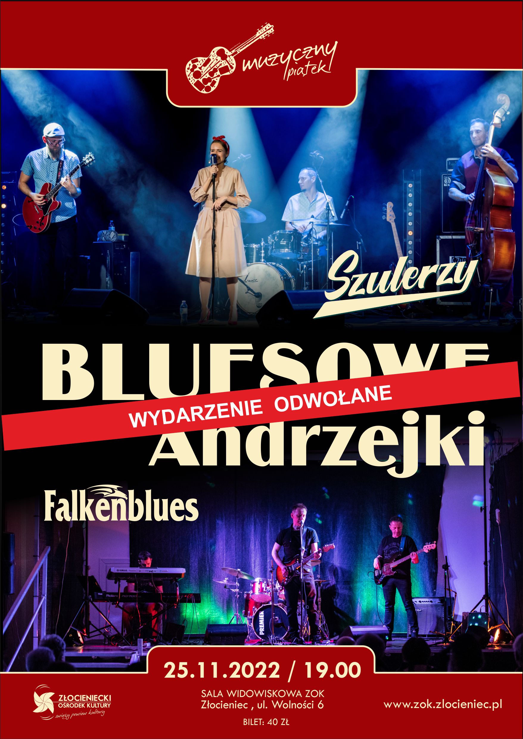 Bluesowe Andrzejki - wydarzenie odwołane