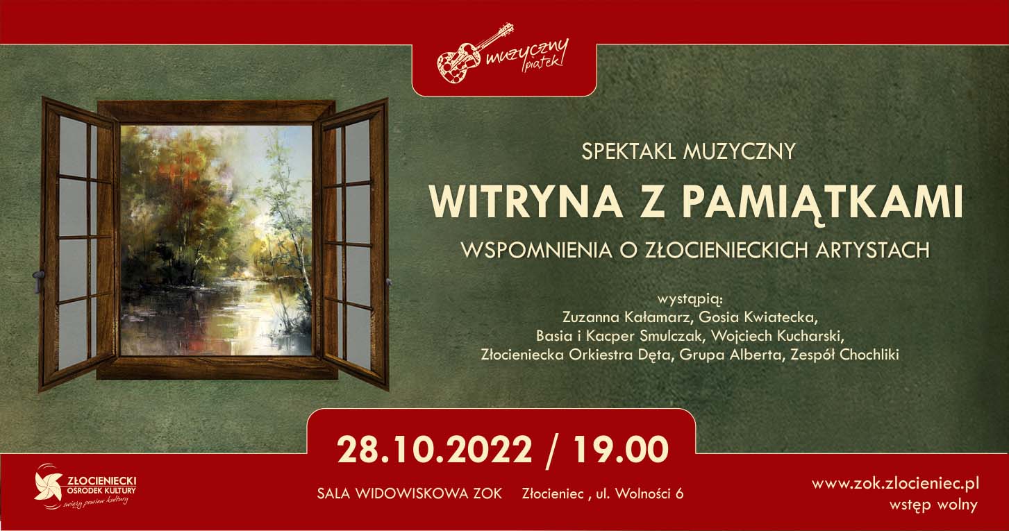 Witryna z pamiątkami
