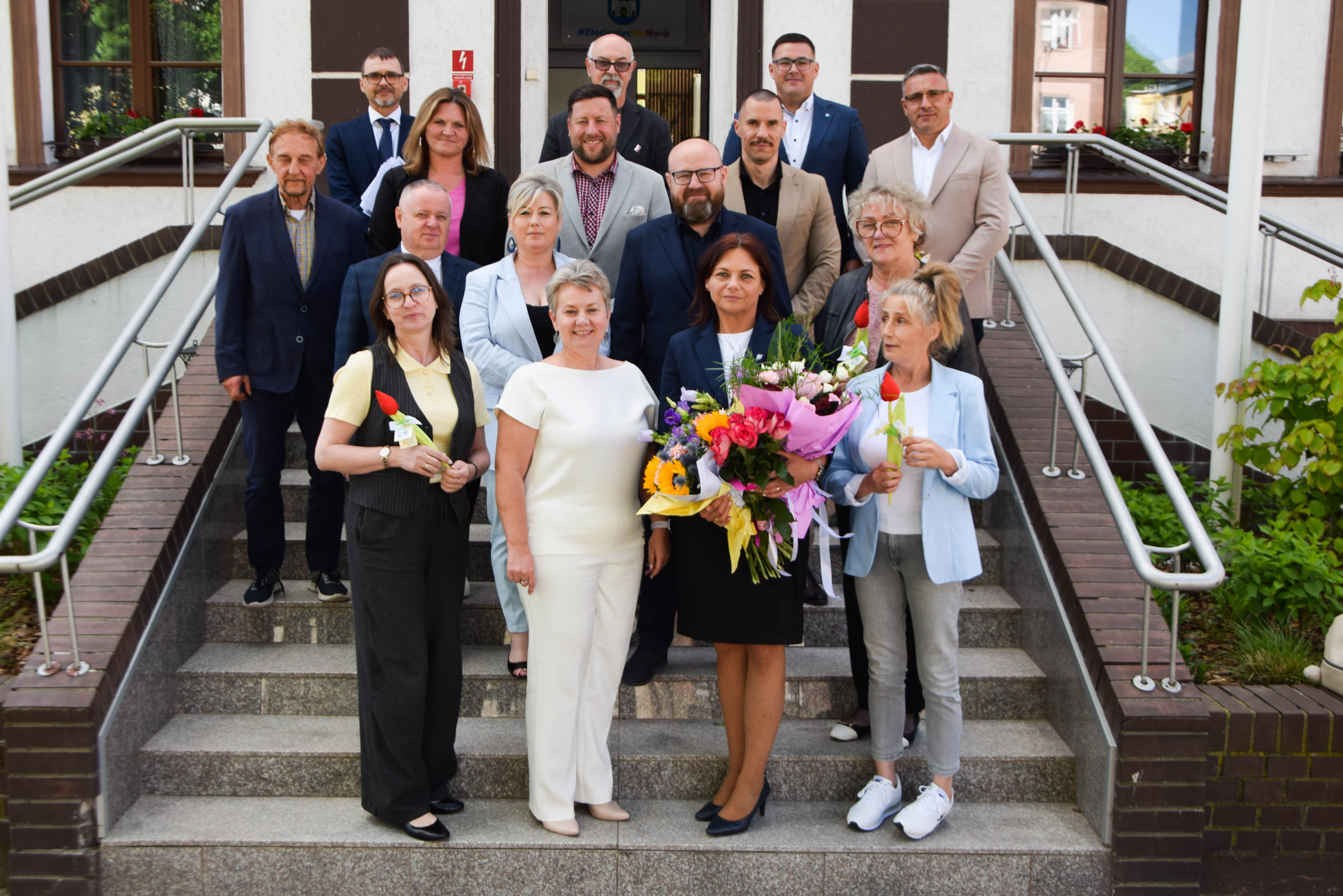 Burmistrz Złocieńca wraz z&nbsp;Radnymi i&nbsp;wsp&oacute;łpracownikami