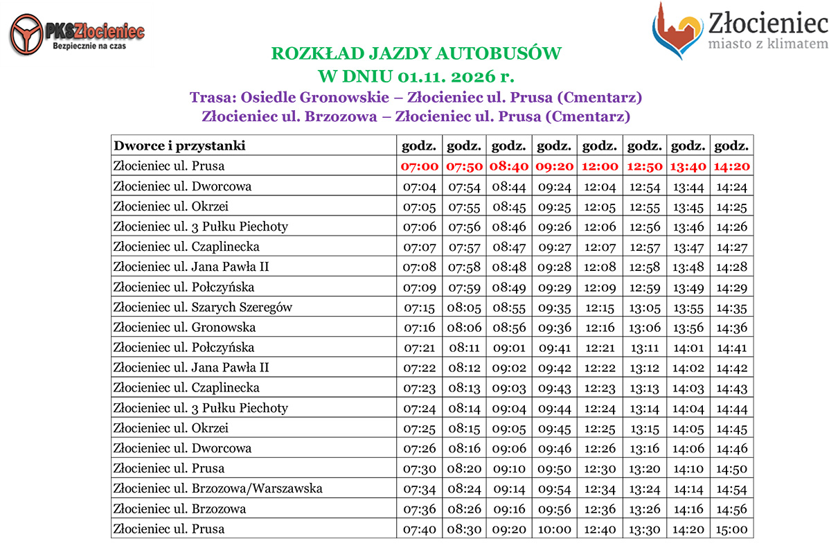 Rozkład jazdy