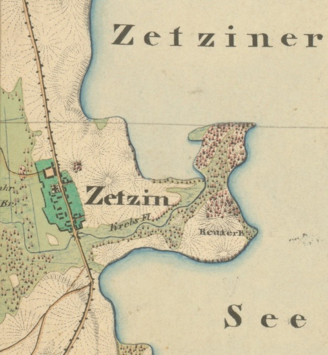 Okolice Siecina na początku XIX w. Okolice Siecina na początku XIX w.