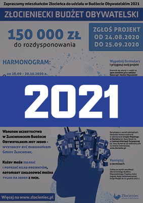 Budżet Obywatelski 2021 - plakat