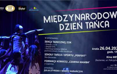 Zdjęcie do Międzynarodowy Dzień Tańca