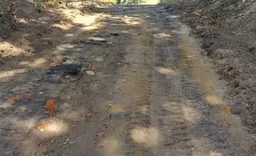 Zdjęcie do Trwa pierwszy etap rozbudowy drogi gminnej Nowe Worowo - Warniłęg