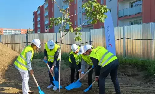 Zdjęcie do Ekspresowe tempo budowy bloku w Złocieńcu