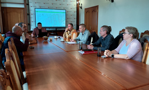 Zdjęcie do Rozmawiali o ochronie przeciwpożarowej w Złocieńcu. Tematem hydranty