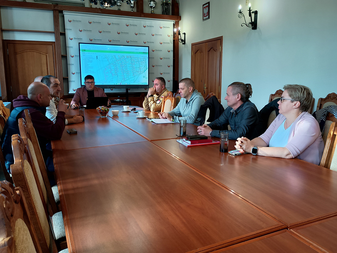 Rozmawiali o ochronie przeciwpożarowej w Złocieńcu. Tematem hydranty