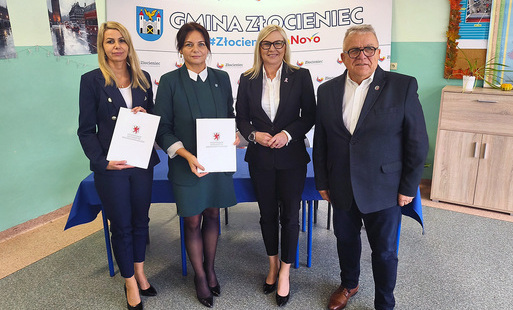 Zdjęcie do Ważny dzień dla Szkoły Podstawowej nr 3 w Złocieńcu! Podpisano umowę na dofinansowanie jednej z największych inwestycji w historii plac&oacute;wki