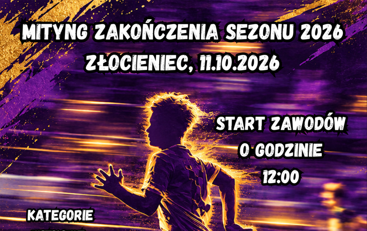 Święto dziecięcej i młodzieżowej lekkoatletyki już w niedzielę 11 października w Złocieńcu!