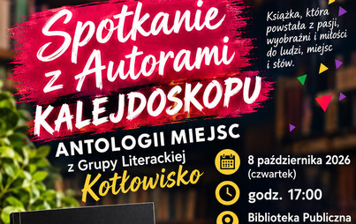 Zdjęcie do Kalejdoskop - Antologia Miejsc - spotkanie autorskie